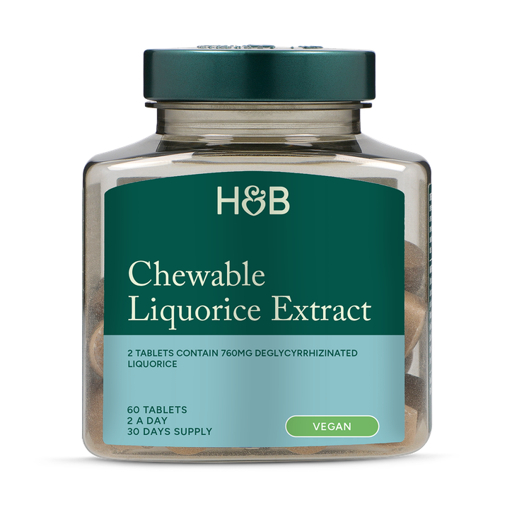 Holland & Barrett Chewable Liquorice 760mg 60 Tablets